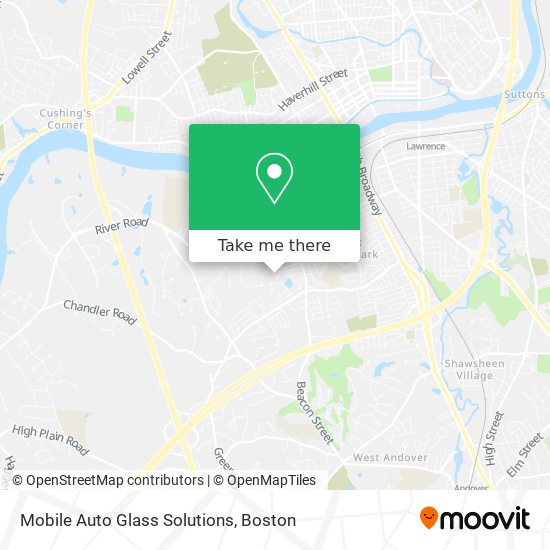 Mapa de Mobile Auto Glass Solutions