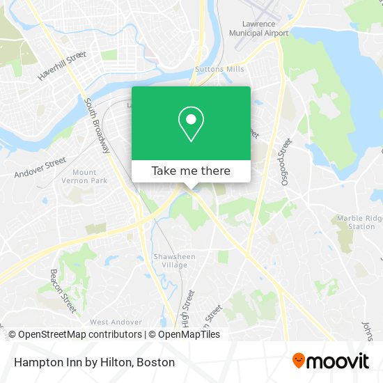 Hampton Inn by Hilton map