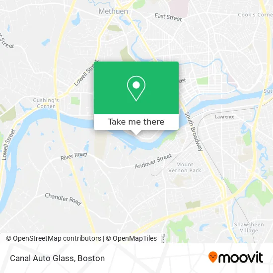 Canal Auto Glass map