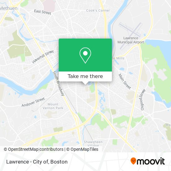Mapa de Lawrence - City of