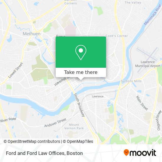 Ford and Ford Law Offices map