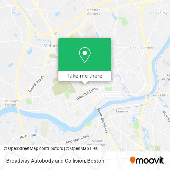 Mapa de Broadway Autobody and Collision