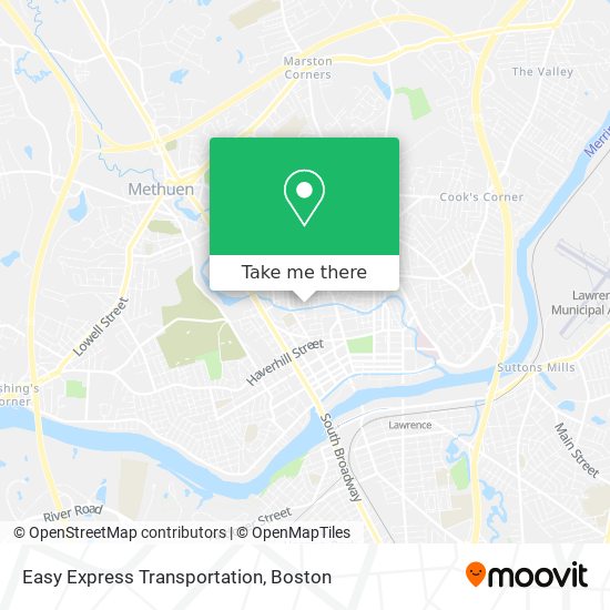 Easy Express Transportation map