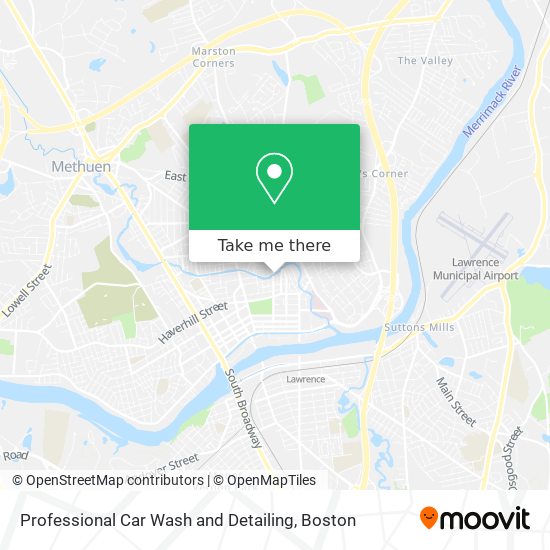 Mapa de Professional Car Wash and Detailing
