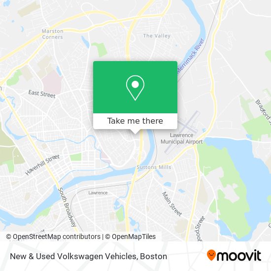 New & Used Volkswagen Vehicles map