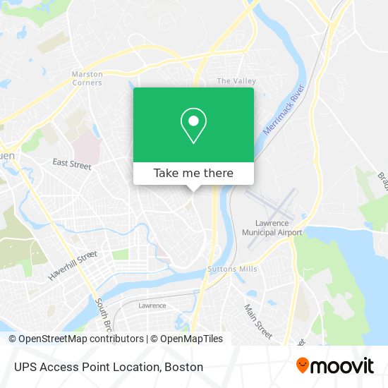 Mapa de UPS Access Point Location