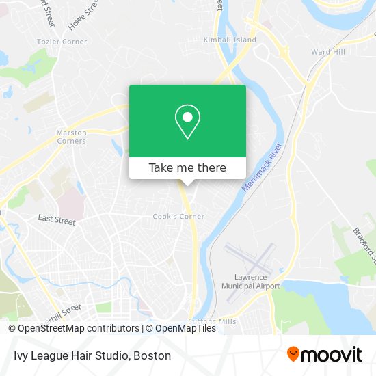 Mapa de Ivy League Hair Studio