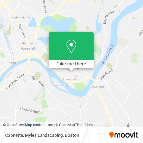 Capnette, Myles Landscaping map