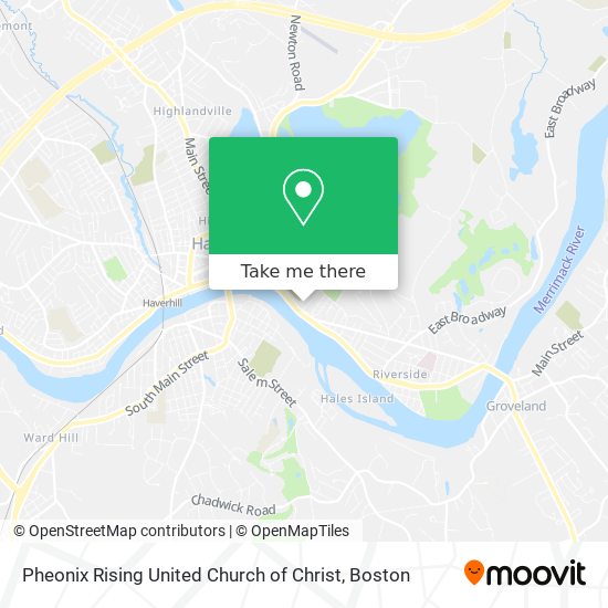 Pheonix Rising United Church of Christ map