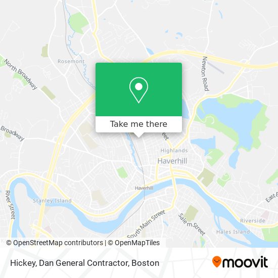 Hickey, Dan General Contractor map