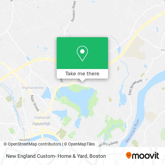 New England Custom- Home & Yard map