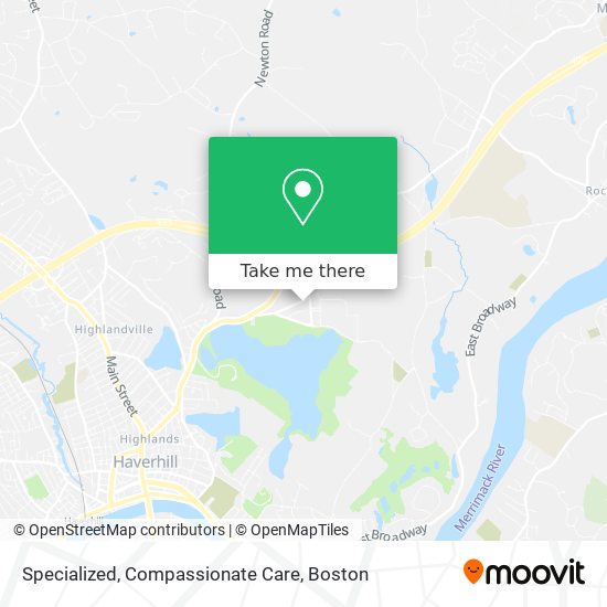 Specialized, Compassionate Care map