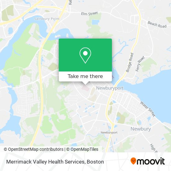 Mapa de Merrimack Valley Health Services