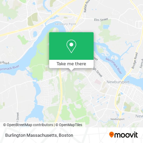 Burlington Massachusetts map