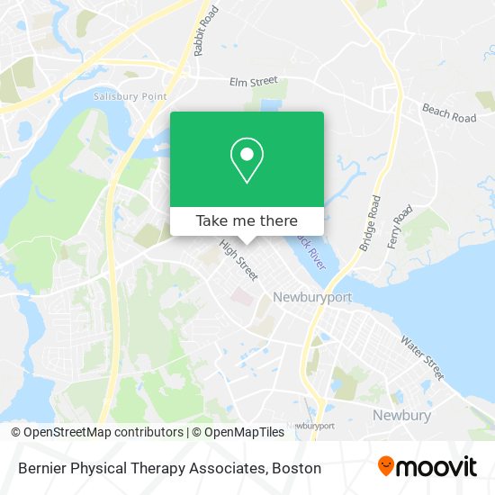 Bernier Physical Therapy Associates map