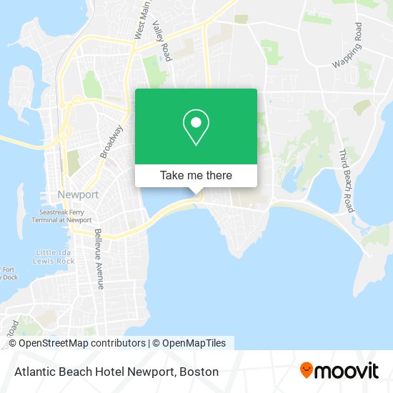Mapa de Atlantic Beach Hotel Newport