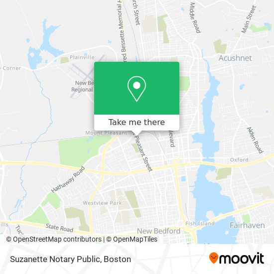 Suzanette Notary Public map