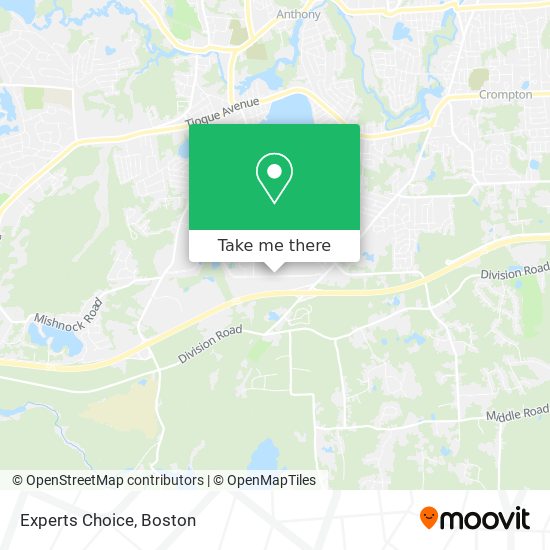 Experts Choice map