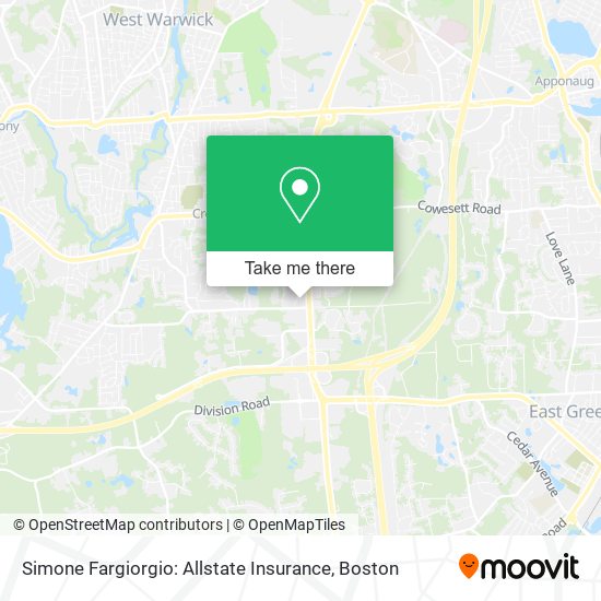 Mapa de Simone Fargiorgio: Allstate Insurance