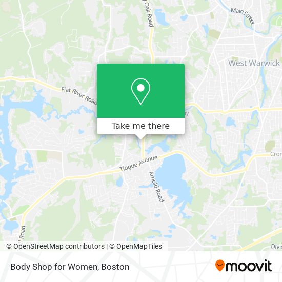 Body Shop for Women map