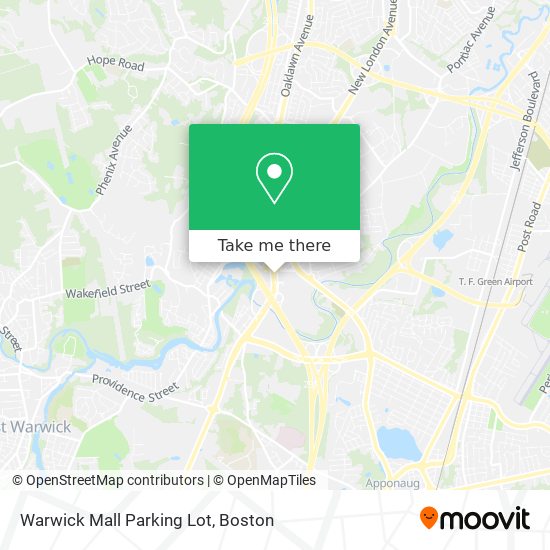 Warwick Mall Parking Lot map