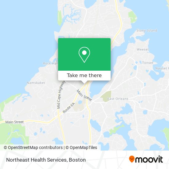 Northeast Health Services map