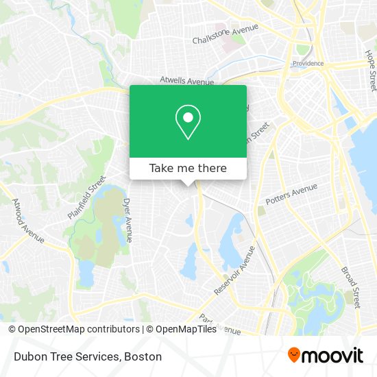 Dubon Tree Services map