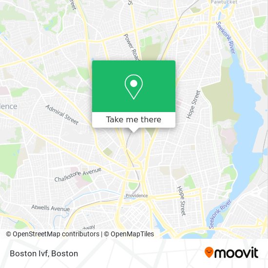 Mapa de Boston Ivf