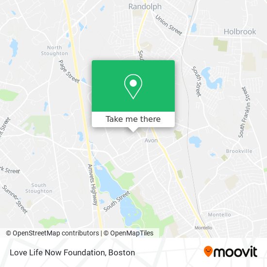 Mapa de Love Life Now Foundation