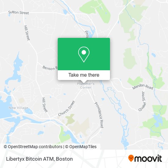 Mapa de Libertyx Bitcoin ATM