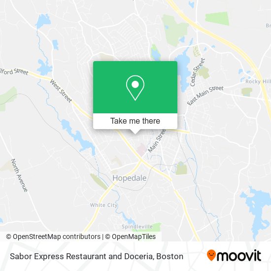 Mapa de Sabor Express Restaurant and Doceria