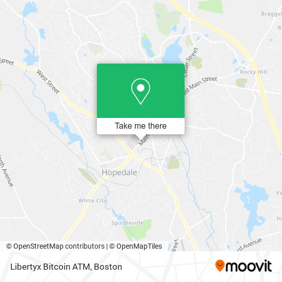 Mapa de Libertyx Bitcoin ATM