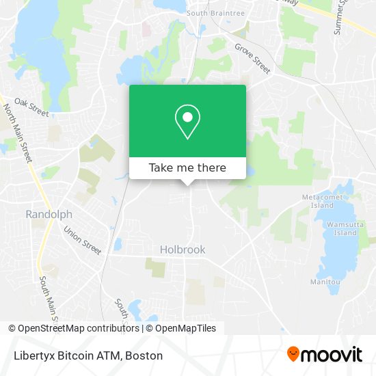 Mapa de Libertyx Bitcoin ATM