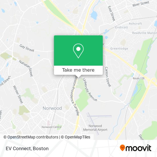 Mapa de EV Connect