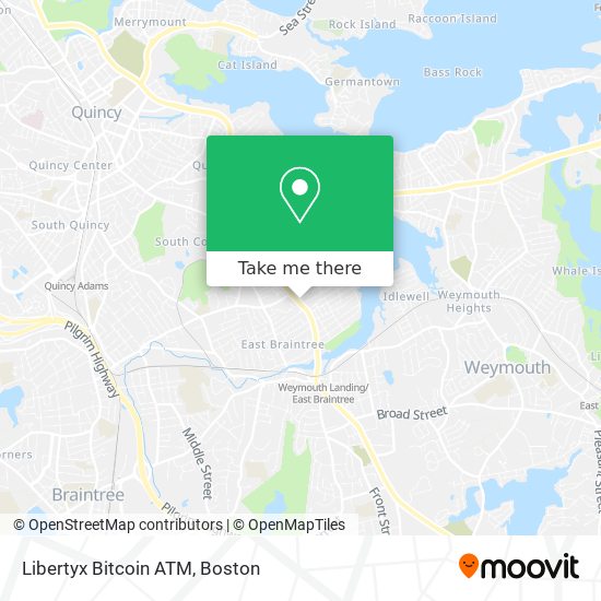 Libertyx Bitcoin ATM map