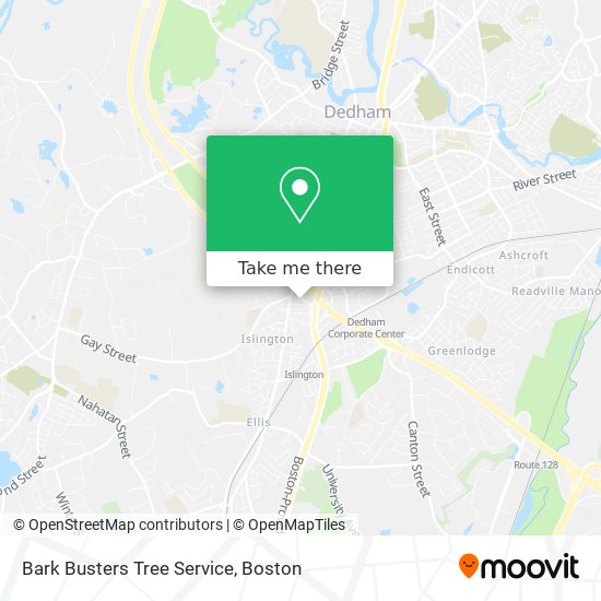 Bark Busters Tree Service map