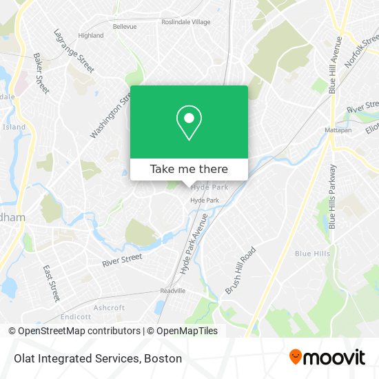 Mapa de Olat Integrated Services