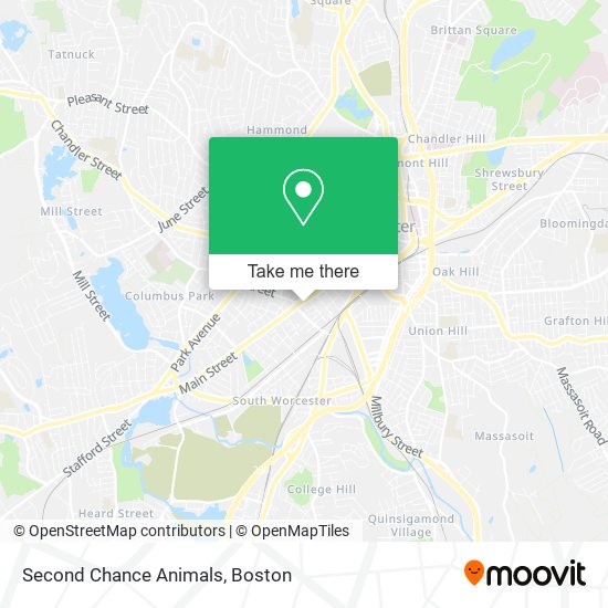 Mapa de Second Chance Animals