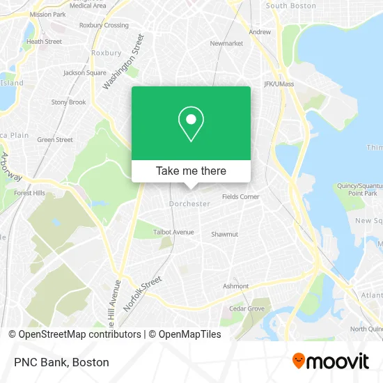 PNC Bank map