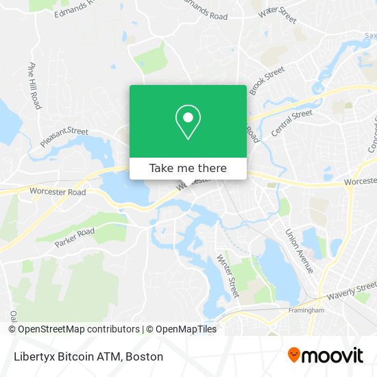 Mapa de Libertyx Bitcoin ATM