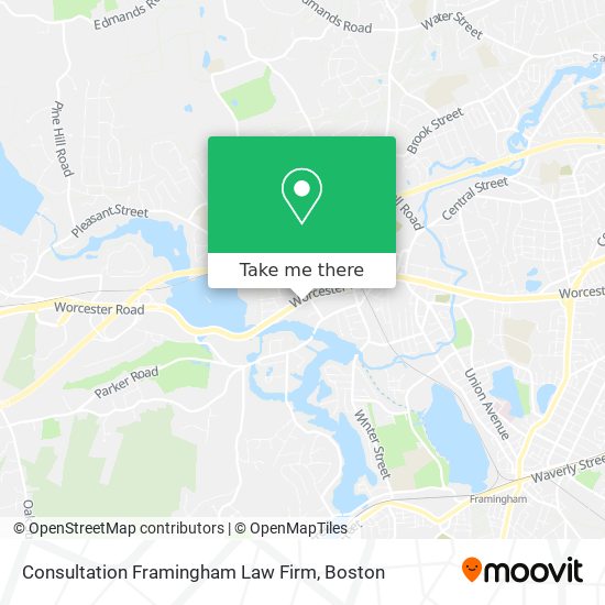 Mapa de Consultation Framingham Law Firm