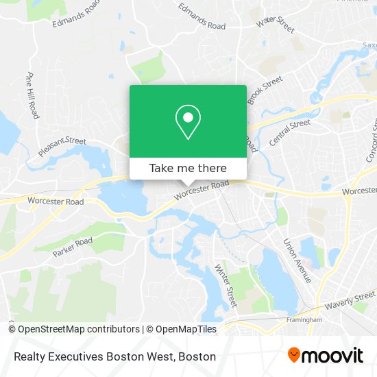 Realty Executives Boston West map