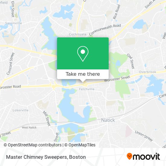 Master Chimney Sweepers map