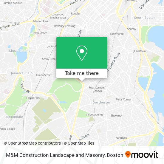 M&M Construction Landscape and Masonry map