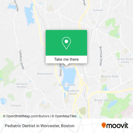 Pediatric Dentist in Worcester map