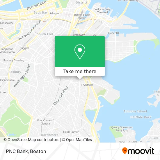 PNC Bank map
