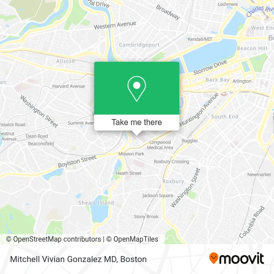 Mitchell Vivian Gonzalez MD map