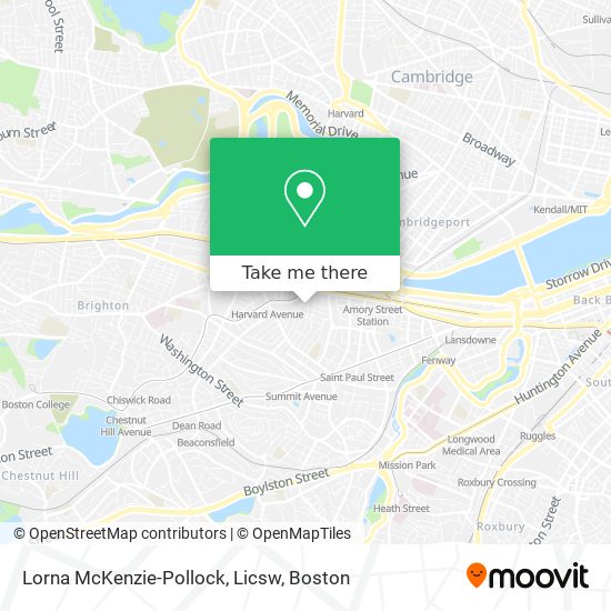 Lorna McKenzie-Pollock, Licsw map