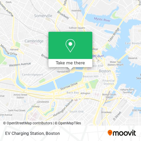 Mapa de EV Charging Station