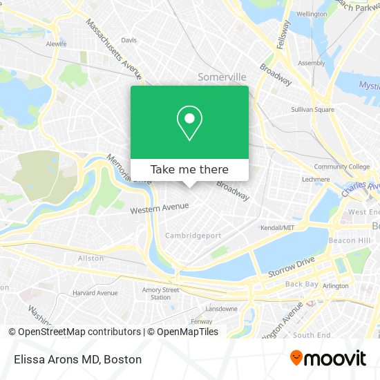 Elissa Arons MD map